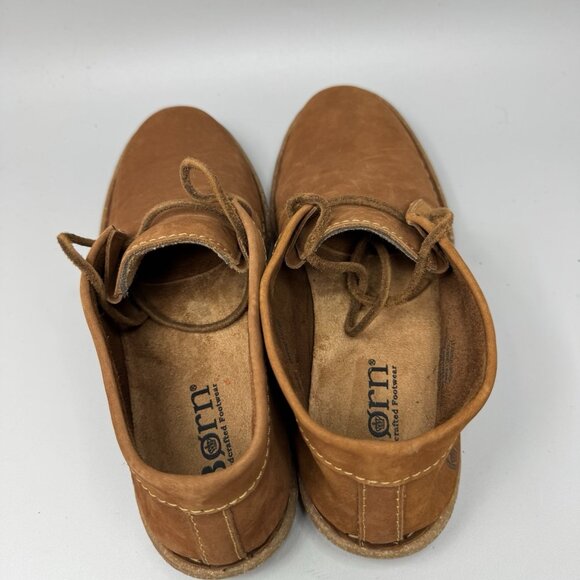 Born Nuala Mable Leaf Brown Leather Nubuck Chukka Bootie size 10 - Picture 7 of 9